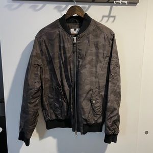 Topman Black camo bomber. Excellent condition.